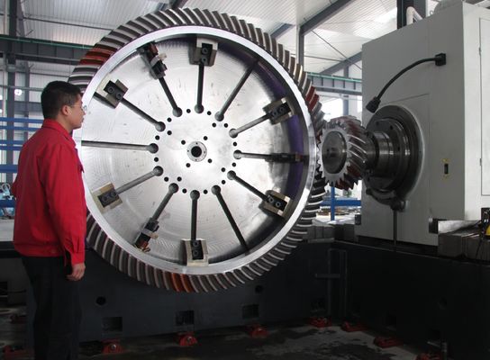 قطر بزرگ اسپیرال دندانه دار غلتک دیود 2000mm 20CrMnTi مواد طولانی با استفاده از زندگی